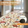 thumbnail image 3 of 2'x6' Runner Rugs for Hallway, Homasen Washable Small Indoor Rugs Boho Floral, Soft Low Pile Stain Resistant Carpet for Kitchen, Bedroom, Bathroom, 3 of 10
