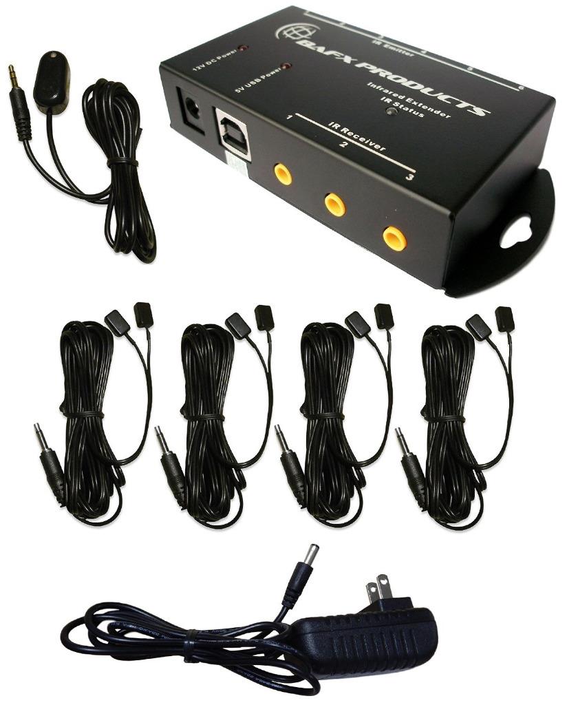 BAFX Remote control extender Kit - Infrared extender - up to 25 ft - image 1 of 4