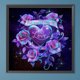 thumbnail image 1 of Cuadros Decorativos Kit de pintura de diamante de taladro cuadrado completo 5D DIY Rose Home Decoration Art Craft(1) Wdftyju embutido en tela, 1 of 1