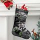 thumbnail image 2 of La Lista de Schindler Tema: Calcetines de Navidad, fino lino blanco para colgar en escaleras y chimenea, decoración navideña para el hogar, regalo de Navidad.54cm×38cm, 2 of 5