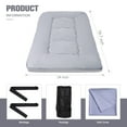 thumbnail image 5 of Lovote 4" Thick Floor Mattress - Japanese Futon Tatami Pad, Roll-Up Sleeping Mat for Guest/Bedroom, 5 of 8
