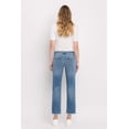 thumbnail image 2 of Flying Monkey - Mid-Rise Cropped Straight Leg Jeans with Frayed Hem (27" Inseam) - F5221, 2 of 10