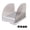 Gray, variant on UsilkU Cat Litter Ramp with Drawer Baffles Adjustable Height Elevated Litter Box Step Stool Anti Tracking Easy To Clean White 11.8 x 9.4 in / 30 x 24 cm