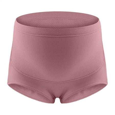 

Strungten Women s Maternity High Waist Underwear Pregnancy Seamless Soft Panties Over Bump