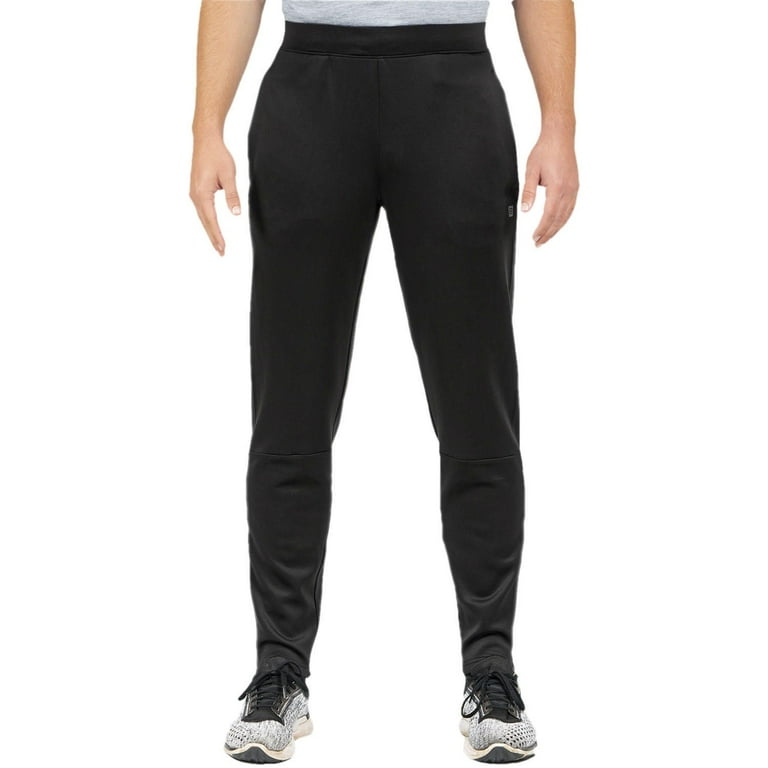 Layer 8 Men s Qwick Dry 4 Way Stretch Athletic Knit Pant w Zip Pockets Black L Walmart