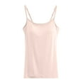 thumbnail image 3 of SHITINN Shelf Bra Camisoles Adjustable Spaghetti Strap Tank Tops Basic Layer 3x Tops Women All Womens Camisole High Neck 6x Top Women Training Performer Top Tops for Men Top Women Must Haves Women, 3 of 3