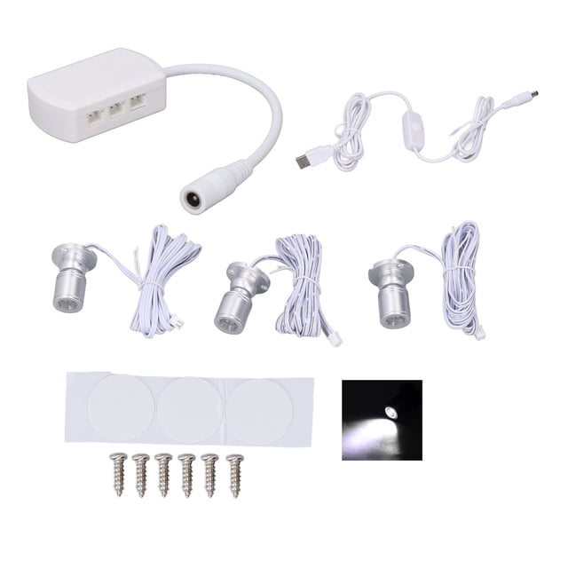 <p>Mini Led Spot Lights USB Spot Light Mini LED Spot Lights 5V USB Showcase Display Light 1 To 3 Dimmable Small Cabinet Light For Jewelry Collection</p>