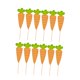 thumbnail image 3 of 12 piezas de adornos para magdalenas de Pascua, adornos para tartas, suministros para fiestas, decoración de pasteles para feliz cumpleaños de Pascua Formas de zanahoria, 3 of 10