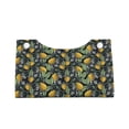 thumbnail image 4 of Lsque Hand Drawn Citrus Fruits Elegant Lemons Printed Long Tissue Box Cover Holder, Facial Paper Organizer Dispenser,Triangle with Bottom Belt, PVC Leather Decorative Organizer, 4 of 9