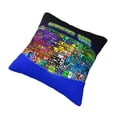 thumbnail image 3 of Throw Pillow Covers 20"x20" Inch, Geometry Dash Decorative Pillow Case for Sofa Couch Chair Bedroom Modern Decor, 3 of 7