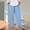 Light Blue, variant on SNKSDGM Women's Plus Work Pants Women Stretch Cargo Pants Women Jeans Women's Solid Color Loose Comfort and Linen Drawstring Elastic Waist Pocket Straight Leg Trousers Casual Pants