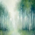 thumbnail image 2 of Purinton, Julia 26x26 White Modern Wood Framed Museum Art Print Titled - Walk in the Woods, 2 of 4