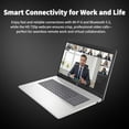 thumbnail image 6 of HP Flagship 17 inch Laptop Computer, 17.3" HD+ 250 Nits IPS Anti-Glare Display, 8GB RAM, 512GB SSD, Intel 8-Core i3 N305 CPU, Windows 11 Pro, Wifi6, for Business and Students, w/Accessories, 6 of 8