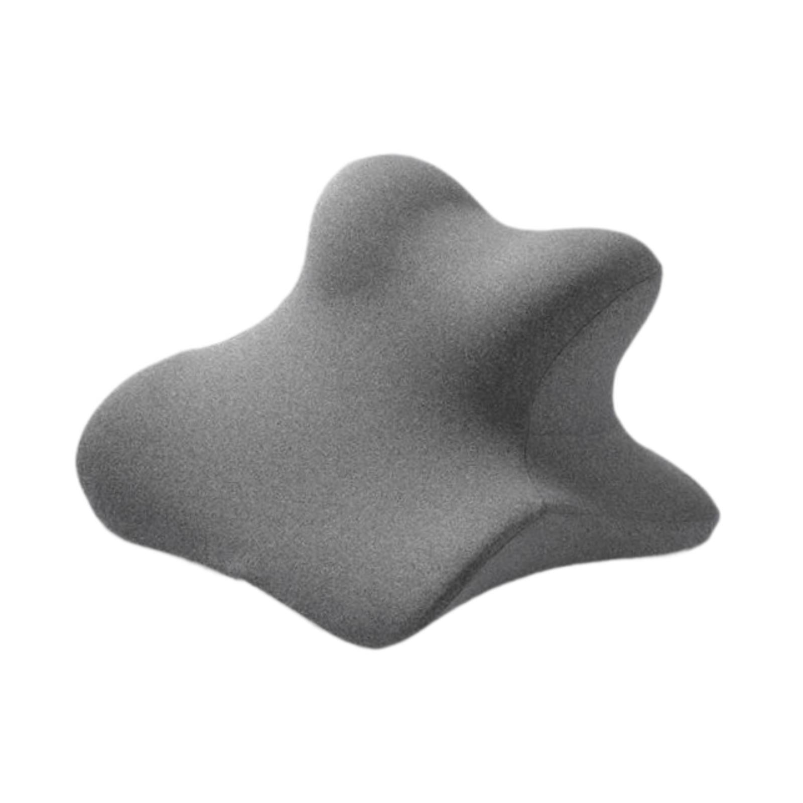 CoudarTitie Neck Support Wedge Pillow for Sitting And Lying Down Memory Foam for Home Office Gray