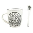 thumbnail image 4 of Magical Symbols Pentacles Witches Brew Hexy Witch Coffee Mug And Spoon Set, 4 of 7
