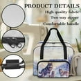 thumbnail image 5 of ZIATUBLE Wolf Sewing Machine Storage Case Snow Sewing Machine Tote Bag with 4 Bottom Rubber Pads Sewing Machine Organizer Universal Sewing Machine Tote Storage Case Carry Bag, 5 of 7