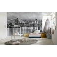 thumbnail image 2 of Brooklyn Black & White Wall Mural, 2 of 2