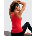 thumbnail image 3 of CRZ YOGA Butterluxe Tank Tops for Women Racerback Workout Padded Yoga Athletic Camisole with Built in Bra, 3 of 4
