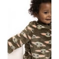thumbnail image 3 of Star Wars The Mandalorian Baby Boys Baby Yoda Long Sleeve Top and Pants Faux Sherpa Set, 2-Piece, Sizes 0/3-24 Months, 3 of 7