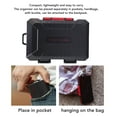 thumbnail image 3 of Memory Card Case, Secure Multi Slot Pressure Resistant Portable Memory Card Storage Case Rubber Liner  for XQD Cards, 3 of 7