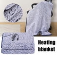 thumbnail image 2 of Heated Throw Electric Over Blanket Grey Digital Control Large Washable Fleece, 2 of 4