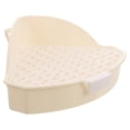 thumbnail image 4 of Orinal para mascotas, orinal para mascotas pequeñas, bandeja de arena triangular de plástico para animales pequeños, 4 of 5