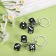 thumbnail image 4 of GOOHOCHY 2 PCS DICE Keychains Dice Charm Keychan, 4 of 7