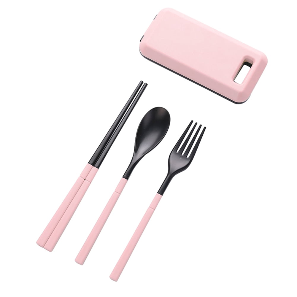 Durable Outdoor Picnic Camping Chopsticks/Fork+Knife+Spoon Tableware 3pcs/set 