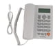 thumbnail image 1 of Teléfono con identificador de llamadas, manos libres, para casa, oficina, hotel, teléfono fijo, inglés (beige y blanco), 1 of 14
