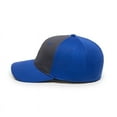 thumbnail image 5 of OC Sports MWS25 Flexible Fitting Cap - Graphite Royal Royal, 5 of 8
