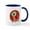 White/Navy Inside, variant on CafePress - Noel Turtle Mugs - 11 oz Ceramic Mug - Novelty Coffee Tea Cup