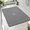 Gray-32" x 20" (Rectangular), variant on Large Shower Mat Non Slip: 32x24 Inch Loofah Mats Foride With Drain Hole In Middle Anti Stand Up Floor Matt Stall