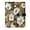 Camouflage White Flowers, variant on Leather Notebook with Pen Holder Writing Notepad Includes 100 Pages Lined Journal Lollipops Christmas Tree