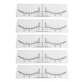 thumbnail image 1 of Plantillas de Regla ANGGREK Para Cejas Microblading PVC Desechable 100 Uds., 1 of 7