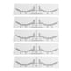 thumbnail image 1 of Plantillas de Regla ANGGREK Para Cejas Microblading PVC Desechable 100 Uds., 1 of 7