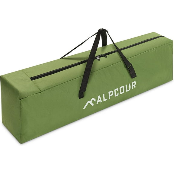 Alpcour 42-Inch Heavy-Duty Polyester Bag - Army Green Carry Case for Camping Cots and Chairs (Bag Only)