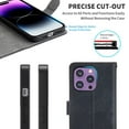 thumbnail image 6 of Leather Wallet Phone Case For Samsung Galaxy A26 A36 A56 A16 A06 A35 A55 A15 A05S A05 A52 A25 A14 A24 A34 A54 A04E A14 A23 A04 A23 A73  Phone Case Wallet Case Leather Phone Cover Card Zipper, 6 of 7