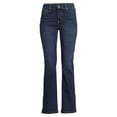 thumbnail image 5 of Time and Tru Women's Bootcut Jeans with Slit Hem, 5 of 5