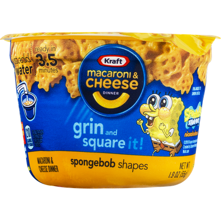 spongebob cheese macaroni kraft squarepants upc dinner dinners oz