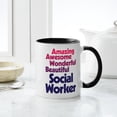 thumbnail image 4 of CafePress - Amazing Awesome Wonderful - 11 oz Ceramic Mug - Novelty Coffee Tea Cup, 4 of 4
