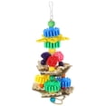 thumbnail image 1 of Bird Toy Parrot Toy Natural Parrots Chew Toy Birdcage Hanging Toy Birdcage Pendant for Bird Parakeet, 1 of 8