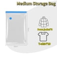 thumbnail image 1 of Nuevos bolsas de almacenamiento al vacío para ropa, ropa de cama, bolsas de ahorro de espacio, paquete sellado al vacío, bolsa organizadora comprimida, 3/5 Uds., 1 of 5