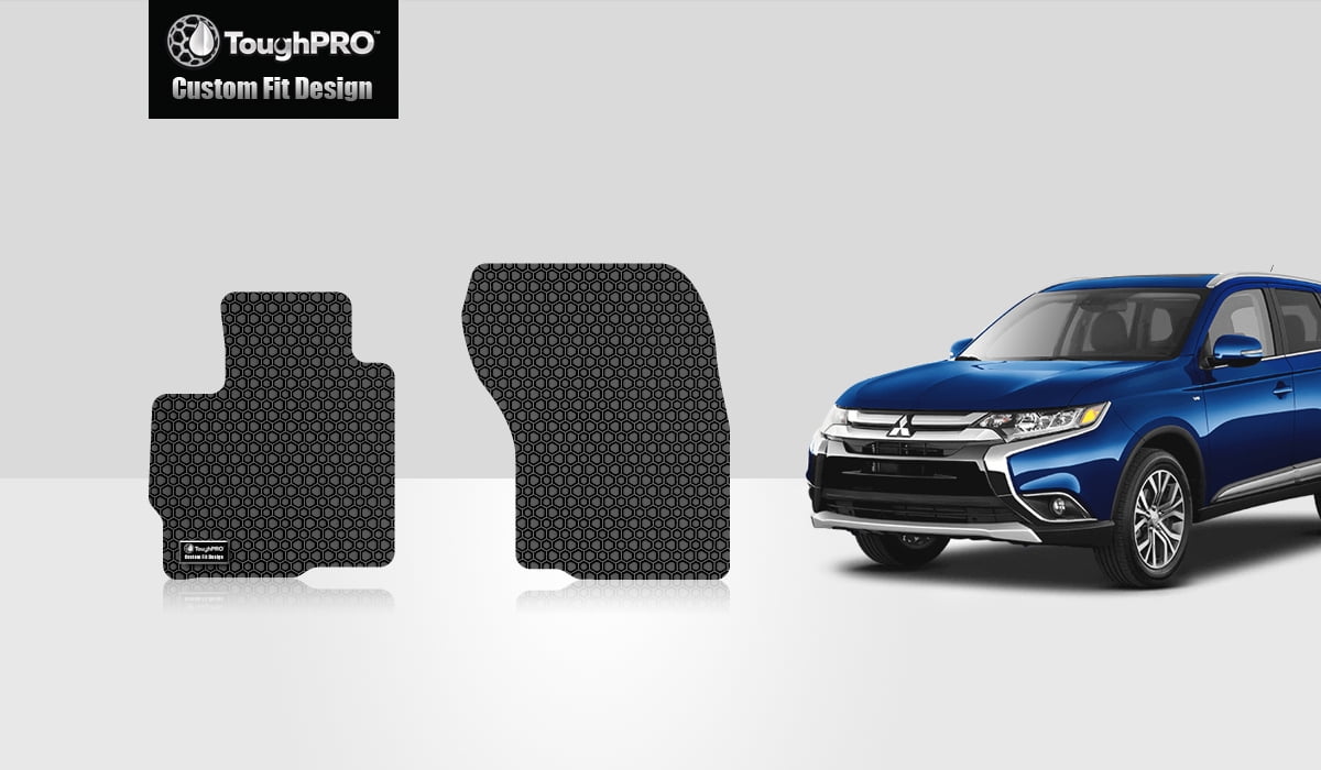 ToughPRO Two Front Mats Compatible with MITSUBISHI OUTLANDER All