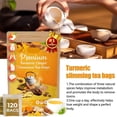 thumbnail image 2 of Té de cúrcuma, jengibre y canela (120 bolsitas), 100 % natural, sin aditivos ni cafeína., 2 of 7