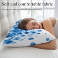 thumbnail image 5 of Blue Gradient Throw Pillow Covers, Abstract Polka Dots Vintage Modern Art Soft Breathable Pillow Cases with Invisible Zipper for Sleeping, Toddler Pillowcases for Couch Bed Sofa Chair 12x20 Inches, 5 of 9