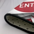 thumbnail image 5 of Do Not Enter Sign Rugs Doormat, Non-Slip Machine Washable Carpets Floor Door Mat , 36" x 24", 5 of 7