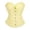Jaune, variante sur Justaucorps Gainant avec Haut Corset à Lacets pour Tenue de Soirée et Vêtement Gothique, Bustier Sans Coutures pour Loisirs Quotidiens