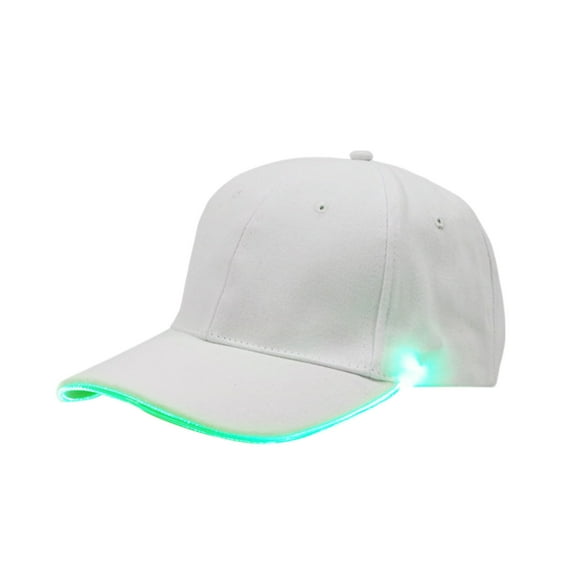 Eoozwa LED Hat Light Up Baseball Cap Flash Glow Party Hat Rave Accessories for Festival Club Stage Hip-hop Performance for Men Women
