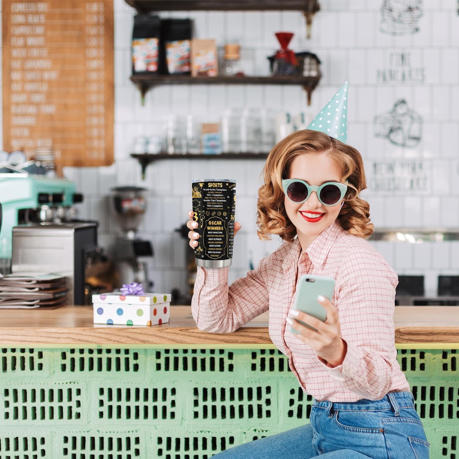 21st Birthday Gifts For Her/Him, Gifts For 21 Year Old Women Tumbler 20oz, 21st Birthday Gifts, 21 Year Old Birthday Gifts For Her/Him, 21 Birthday Decorations, Back In 2003 Travel Mug 1PC