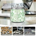 thumbnail image 6 of Yayeee Ashtray with Lid for Cigarette Smokeless Stainless Steel Home Ash Holder, Green Floral, 6 of 7